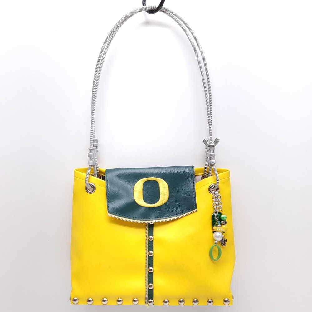 Oregon Ducks Purse Shoulder Bag Tote Tomboy Totes UO‎ Yellow Green